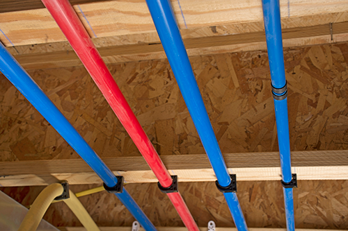 PEX Repiping in Attic