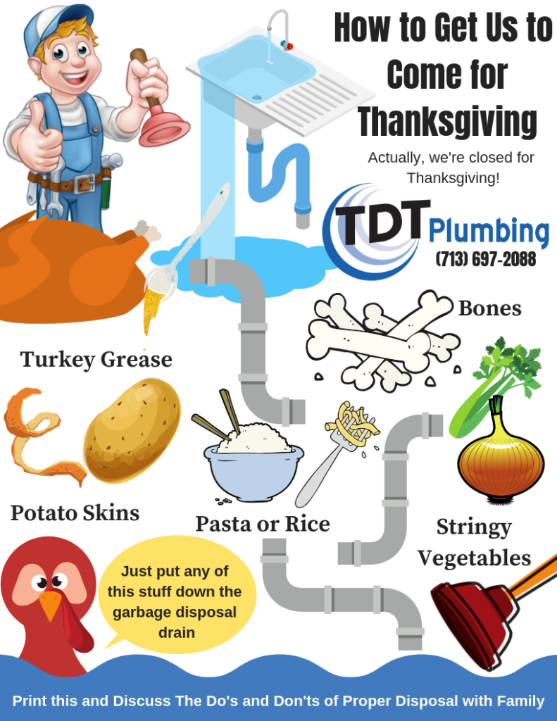Prevent Clogged Disposal During Thanksgiving Dinner Tdt Plumbing