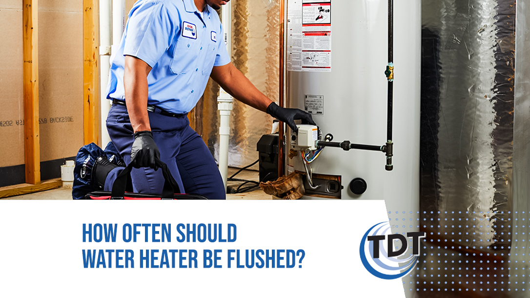 How often should water heater be flushed